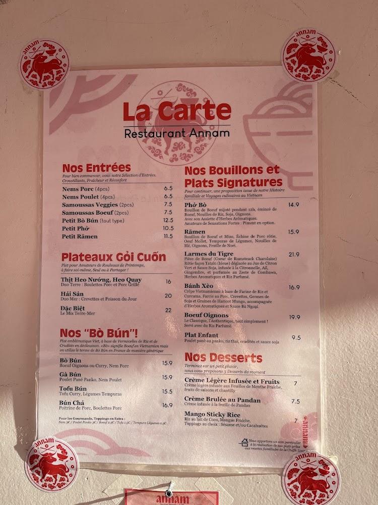 Ô Pho d'Annam - Menu Image 3